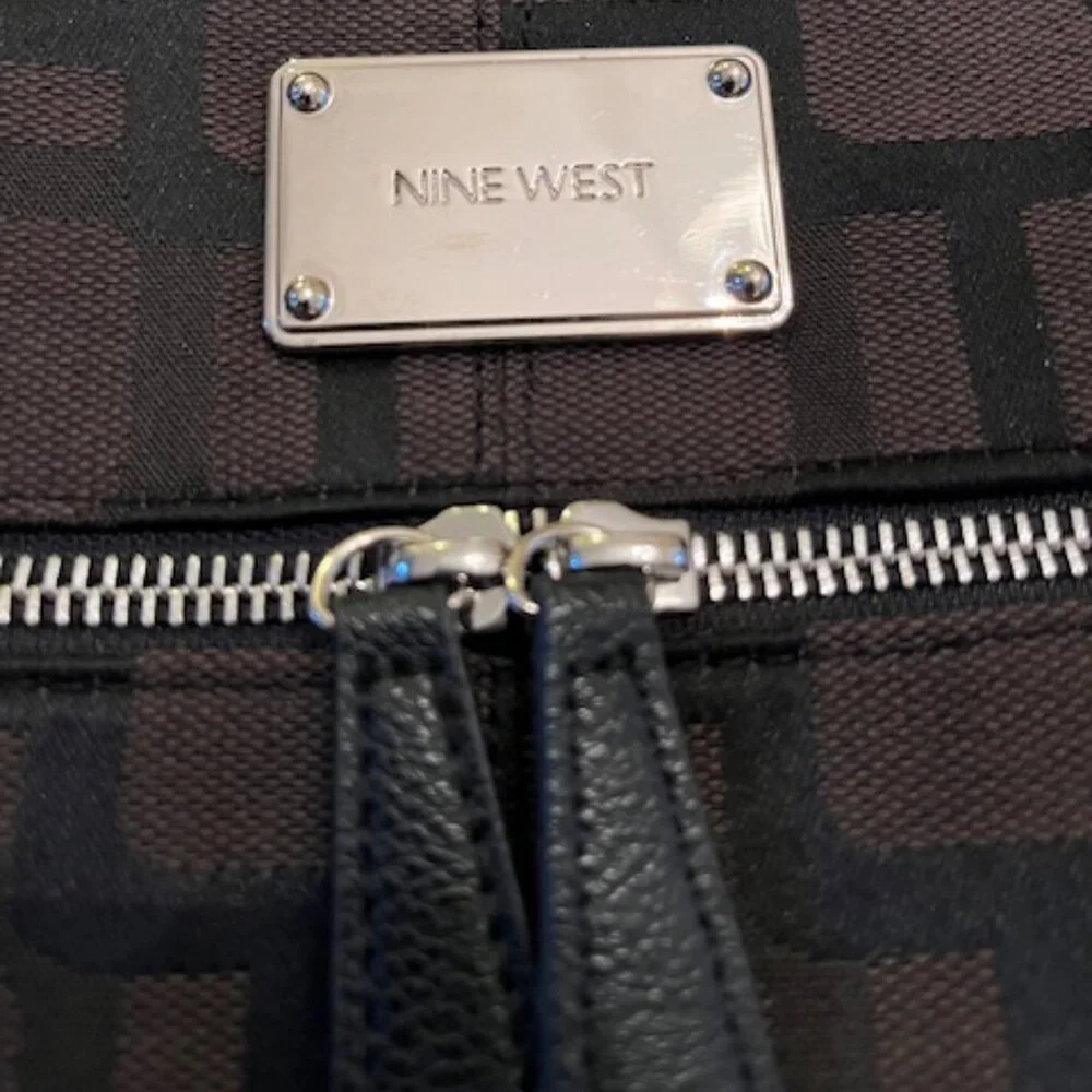 NINE WEST | Black Brown Crossbody Bag